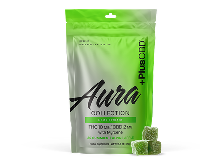 Aura Delta 9 THC Gummies Apple