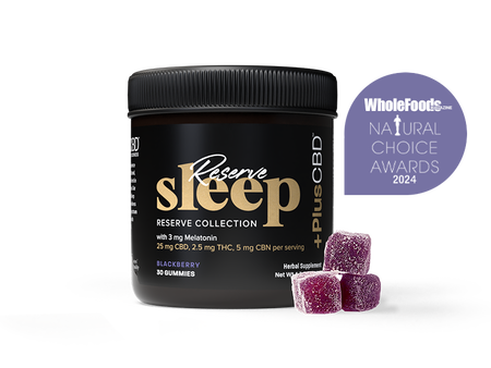 Reserve Collection Sleep Gummies with CBD, THC, CBN, and melatonin 30 count